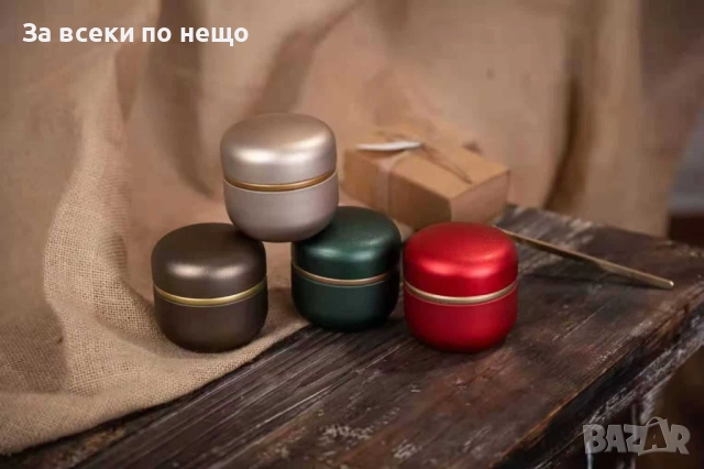 Ароматна свещ в метална кутийка с декорация, 4 аромата Код P1340, снимка 6 - Декорация за дома - 52016154