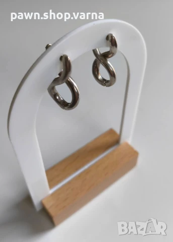 Сребърни обеци – проба 925, снимка 3 - Обеци - 50949578