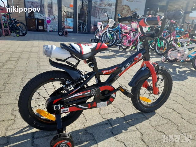 BYOX Велосипед 14" RAPID черен, снимка 3 - Велосипеди - 53534478