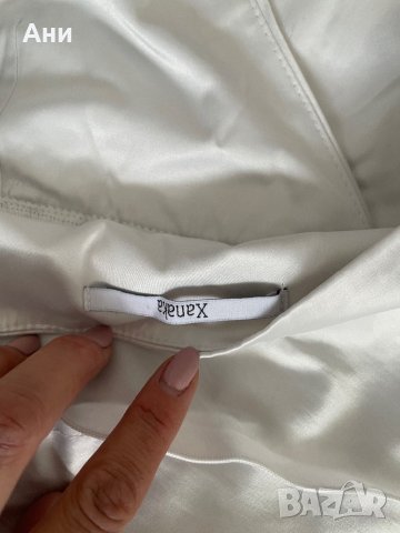 Бяла рокля елегантна, снимка 4 - Рокли - 42357960