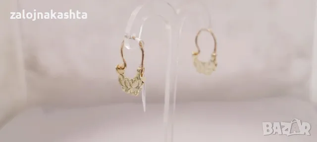 Нови Златни обеци-1,89гр/14кр, снимка 2 - Обеци - 49314052