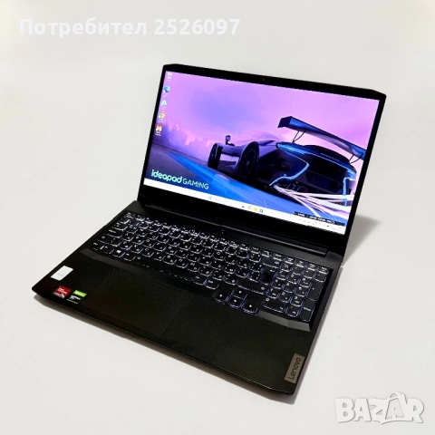 Lenovo Gaming 3 Gen 6/16,6” IPS/Ryzen 5 5600H/GTX 1650/16GB/512GB NVMe, снимка 3 - Лаптопи за игри - 52917528