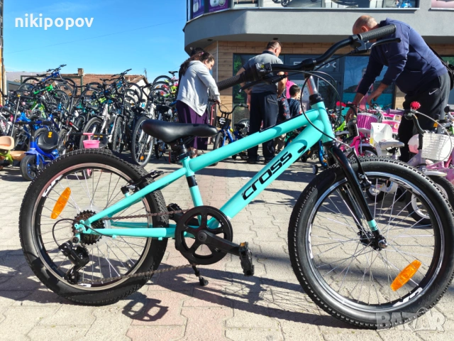 CROSS Велосипед 20" SPIDER син, снимка 12 - Велосипеди - 53830648