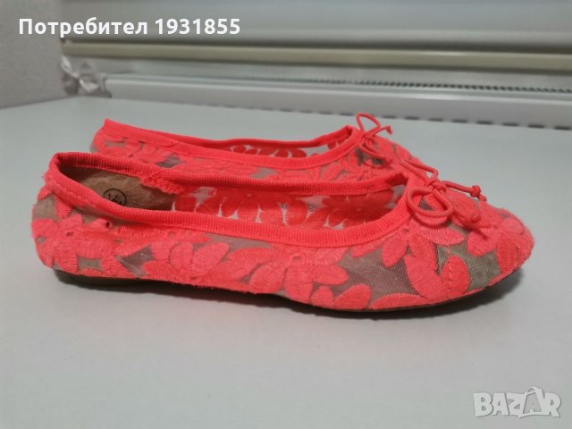 Дантелени балеринки, снимка 2 - Детски сандали и чехли - 34495377