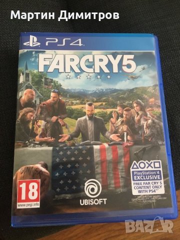 Far Cry 5 ps4, снимка 1 - Игри за PlayStation - 39836047