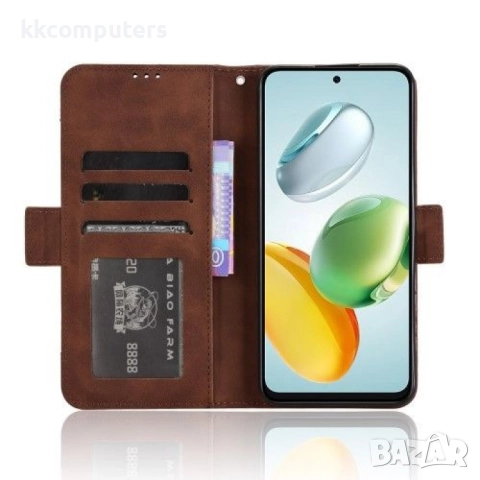 Honor 200 Smart 5G Wallet Кожен Калъф и Протектор, снимка 6 - Калъфи, кейсове - 52671561