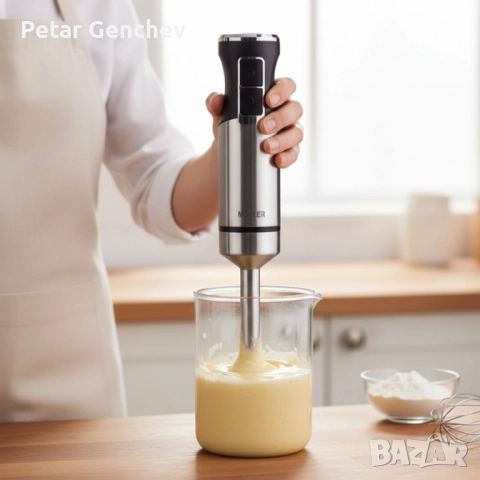 Пасатор Muhler MB-77S, 1000W, метален, снимка 2 - Чопъри и пасатори - 52540029