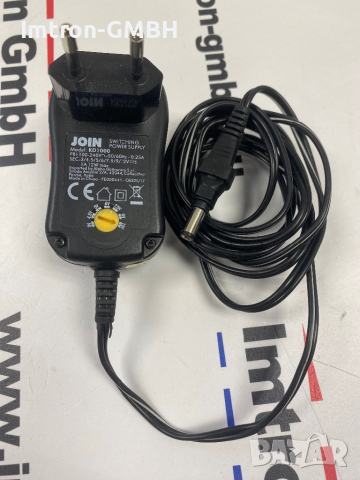 Захранване АДАПТЕР РЕГУЛИРУЕМ JOIN KD1000  3 - 12V 1A