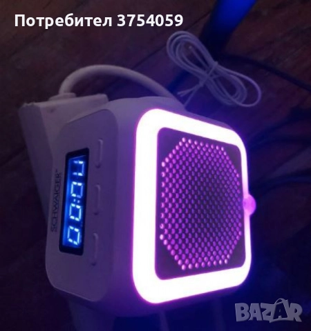 Малко радио с Bluetooth, аларма и осветление, снимка 2 - Радиокасетофони, транзистори - 52363377