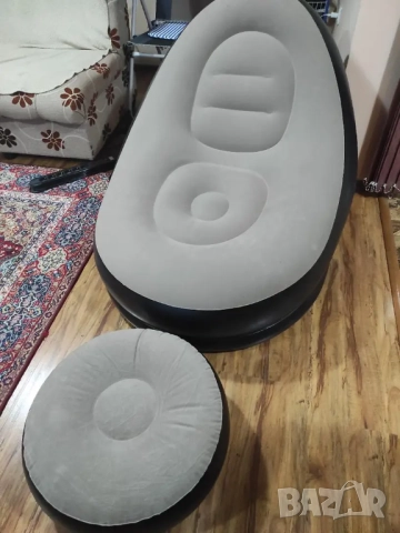 Преносимо надуваемо кресло и табуретка 