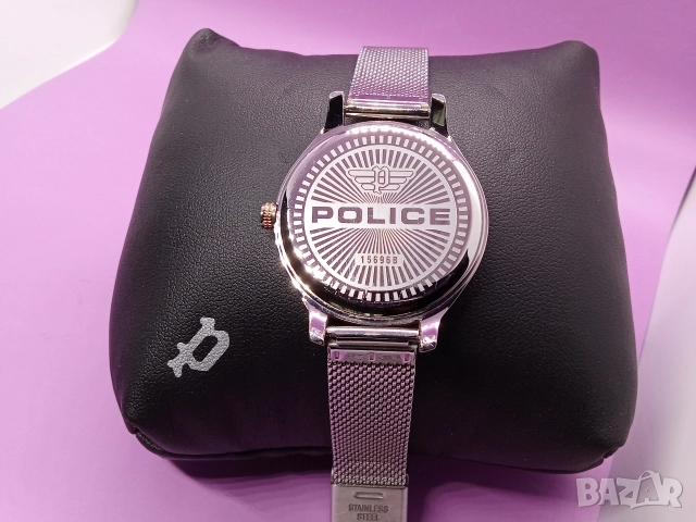 Дамски стоманен часовник Police като нов, снимка 4 - Дамски - 52725989