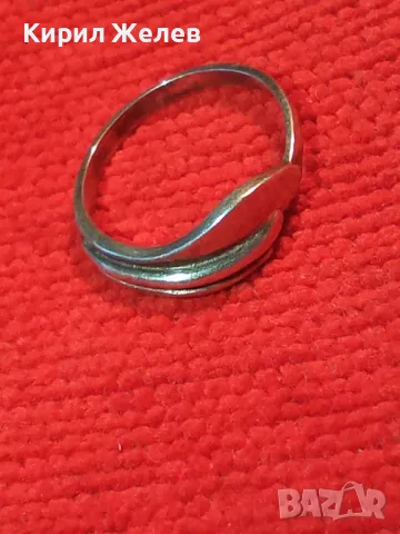 ЕЛЕГАНТЕН СРЕБЪРЕН ПРЪСТЕН СРЕБРО 925 ПРОБА ФИНА МАЙСТОРСКА ИЗРАБОТКА 45724, снимка 8 - Пръстени - 46233102