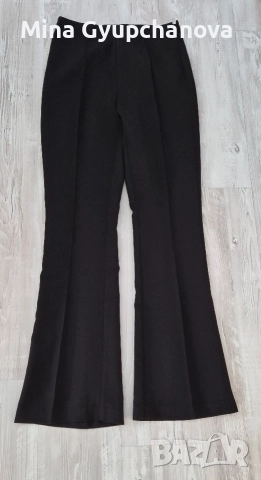 черен дълбок панталон
