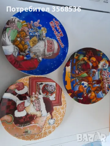 Коледни чаши и чинии