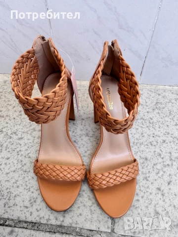 Сандали на ток (нови), снимка 4 - Сандали - 50877442