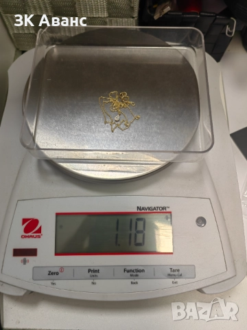 златен синджир с висулка - 1,18гр.(14К), снимка 2 - Колиета, медальони, синджири - 52823199