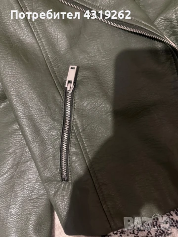 Дамско кожено яке H&M, снимка 4 - Якета - 50971703