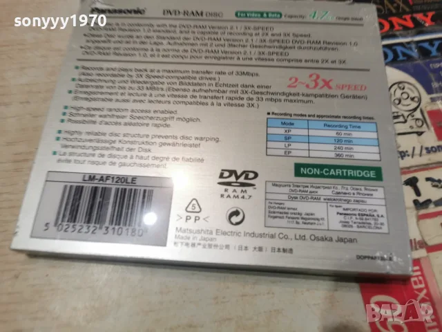 PANASONIC DVD-RAM DISC MADE IN JAPAN 0609261128H2E8R, снимка 15 - DVD дискове - 55966942