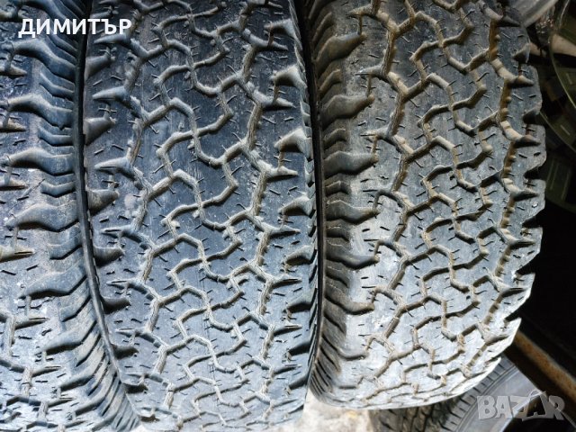4 бр.всесезонни гуми BF GOODRICH all terrain  215 75 15 Цената е за брой!, снимка 2 - Гуми и джанти - 44291845