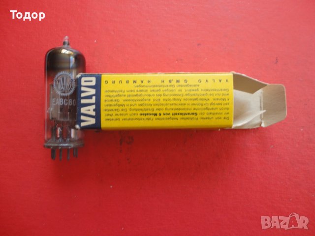 Радиолампа Valvo EABC80, снимка 6 - Друга електроника - 41661320
