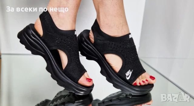 Nike Дамски Сандали Найк От 36 До 41 Номер - Бели Или Черни Код P821, снимка 11 - Сандали - 50830421