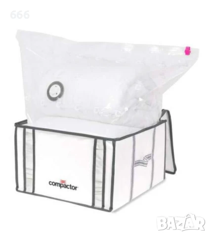 ВАКУУМНА КУТИЯ ЗА СЪХРАНЕНИЕ 42Х40Х25 СМ COMPACTOR LIFE, снимка 4 - Други стоки за дома - 51362465