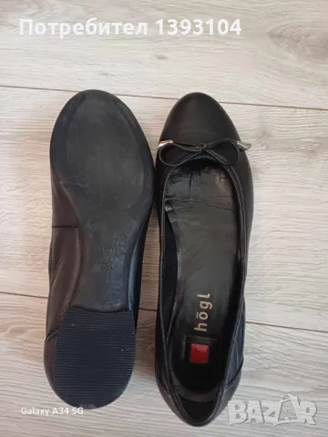 Кожени пантофки Hogl 37 номер, снимка 2 - Дамски ежедневни обувки - 50417546