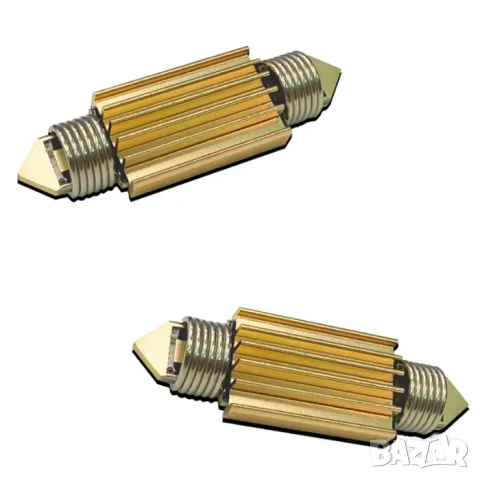 LED крушки софитни 36mm CANBUS 12V 2 броя, снимка 2 - Аксесоари и консумативи - 55865003