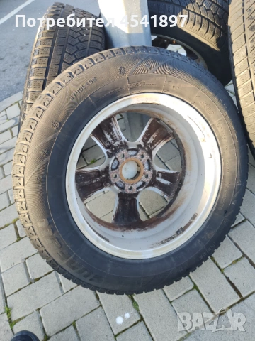 16" джанти 5x114.3 + зимни гуми 215/65R16 DOT2022 Honda CR-V, снимка 5 - Гуми и джанти - 53762606