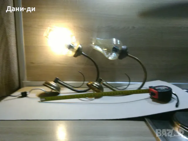 Месингови аплици лампи за стена , снимка 8 - Антикварни и старинни предмети - 48788154