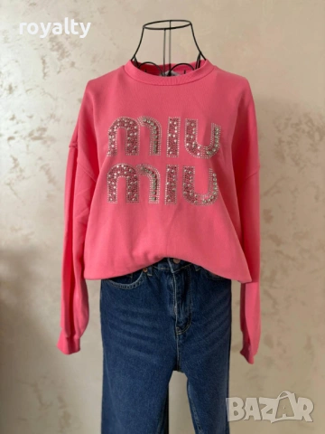 Miu Miu Дамска Блуза Универсален Размер 