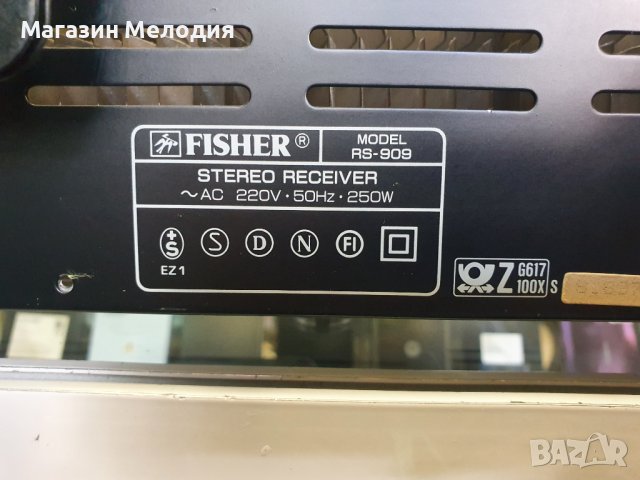 Ресийвър Fisher RS-909 В перфектно техническо и много добро визуално състояние., снимка 12 - Ресийвъри, усилватели, смесителни пултове - 41895303