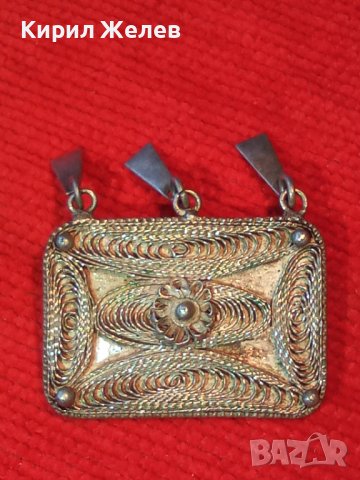 СТАРА СРЕБЪРНА ФИЛИГРАННА БРОШКА за КОЛЕКЦИЯ 8693, снимка 9 - Антикварни и старинни предмети - 30331196