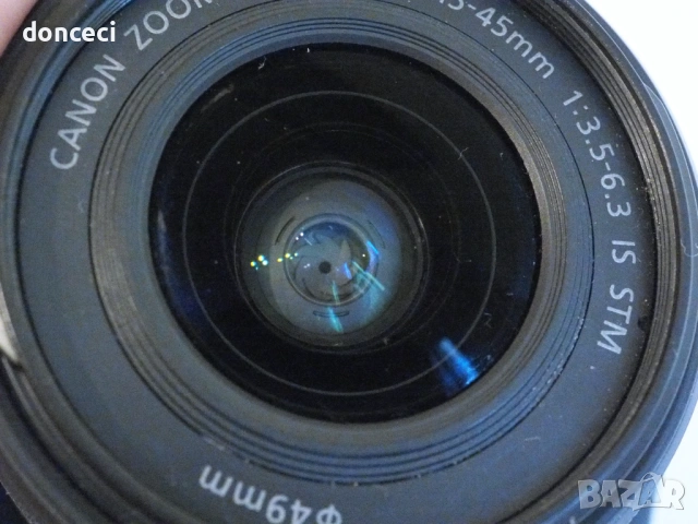 Фотоапарат Canon EOS M100 + обектив EF-M 15-45mm f/3.5-6.3 IS STM, снимка 7 - Фотоапарати - 53369182