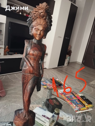 азиатски и африкански дърворезби, снимка 16 - Антикварни и старинни предмети - 49973364