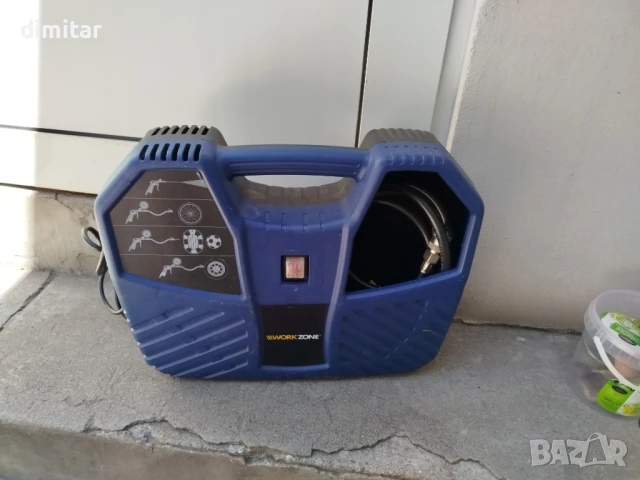 Мобилен компресор WORK ZONE WZ-AC 193, снимка 9 - Компресори - 50845177