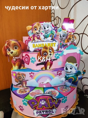 Картонена торта Скай