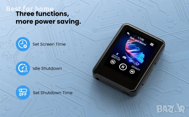 64GB/128GB MP3 плейър с Bluetooth от ZOOAOXO M900, снимка 10 - MP3 и MP4 плеъри - 48240470