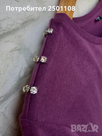 Тениска с цвете, снимка 2 - Тениски - 41021469