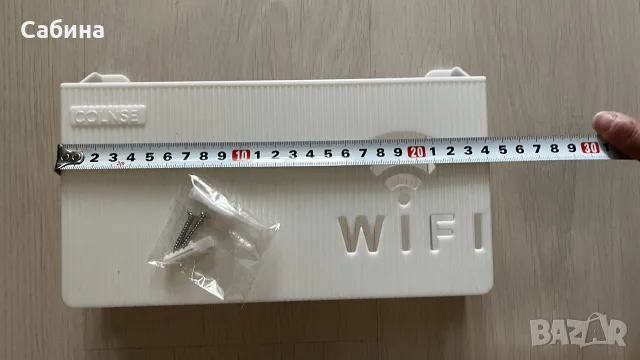 
Стойка/кутия за Рутер Wifi за стена, снимка 2 - Рутери - 55713452