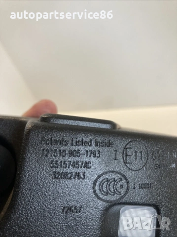 Огледало за обратно виждане за Jeep Compass 2.2 CRD (2011) 55157457AC, снимка 3 - Части - 53617739