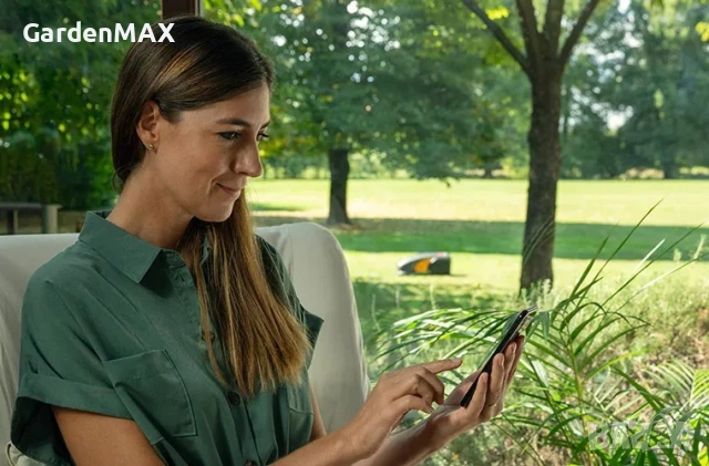 Косачка робот НОВА Stiga A 300, 450кв.м. Автономна, без кабел, с APP, снимка 10 - Градинска техника - 53467707