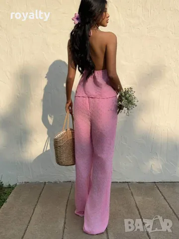 Дамски розов комплект🎀, снимка 2 - Комплекти - 49205429