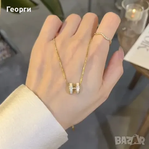 Hermes колие , снимка 3 - Колиета, медальони, синджири - 50263833