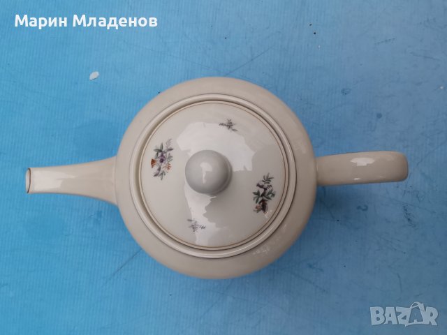 Порцеланов чайник-стар, снимка 8 - Прибори за хранене, готвене и сервиране - 39954229
