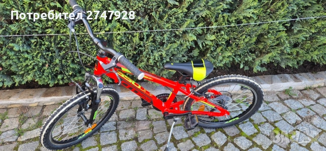 Алуминиев детски велосипед Cross Speedster 20 отлично състояние, снимка 6 - Детски велосипеди, триколки и коли - 51043896