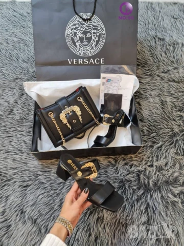 обувки на ток versace , снимка 2 - Дамски обувки на ток - 51307138