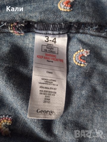 Детска дънкова рокля, снимка 3 - Детски рокли и поли - 44387925