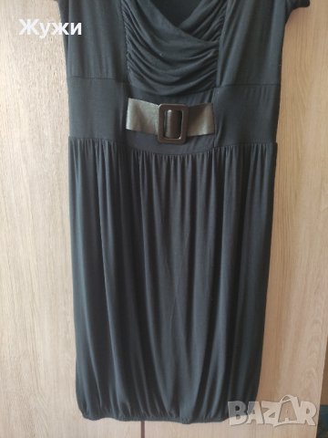 Ежедневна черна дамска рокля М размер , снимка 12 - Рокли - 32785766