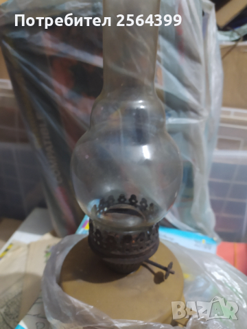 стара газена лампа, снимка 1 - Декорация за дома - 44929084